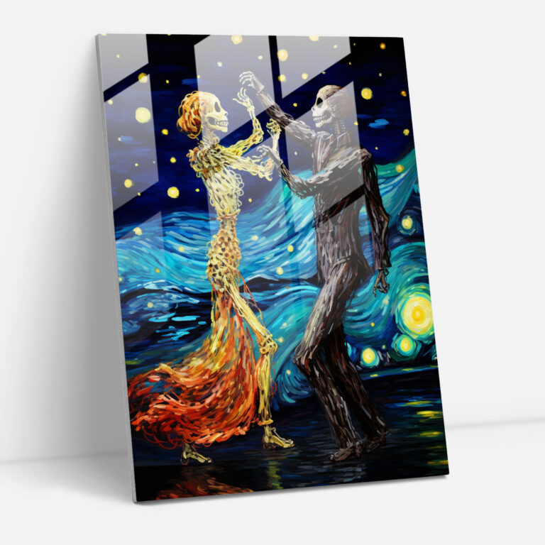 Los Muertos Wall Decoration - Los Muertos, Surreal Glass Wall Art, Home Decoration, Wall Decoration