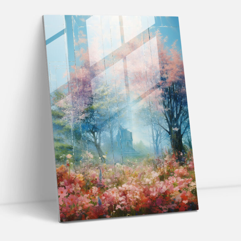 Los Muertos Impressionist Glass Wall Art - Los Muertos, Home Decoration, Glass Art, Glass Print