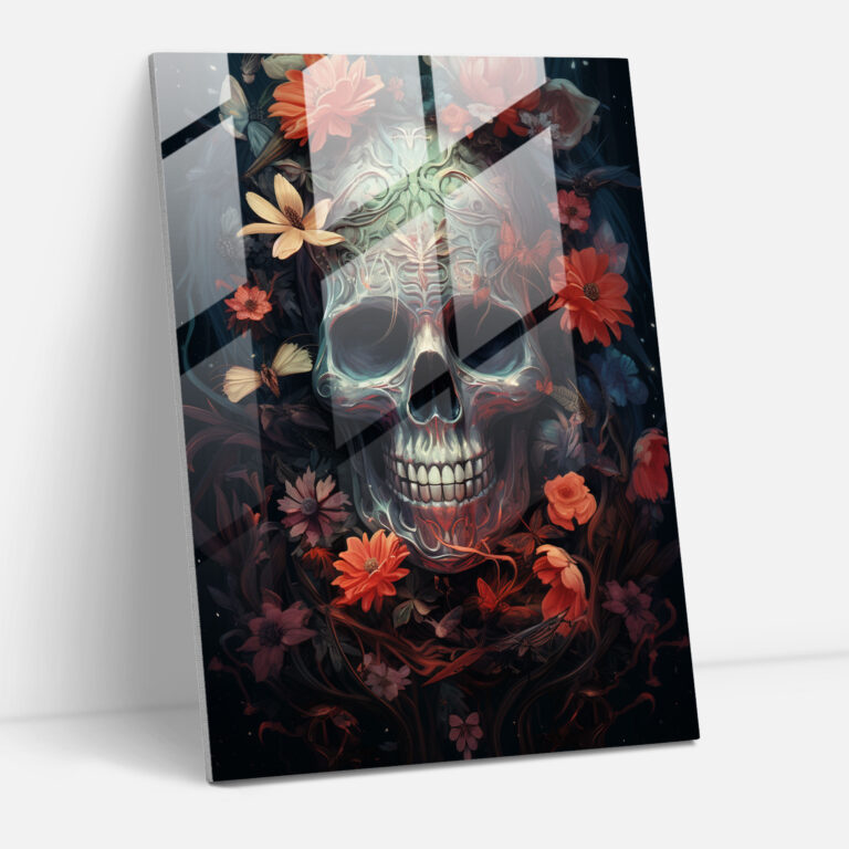 Los Muertos Glass Wall Art - Los Muertos, Home Decoration, Wall Decoration, Glass Wall Art