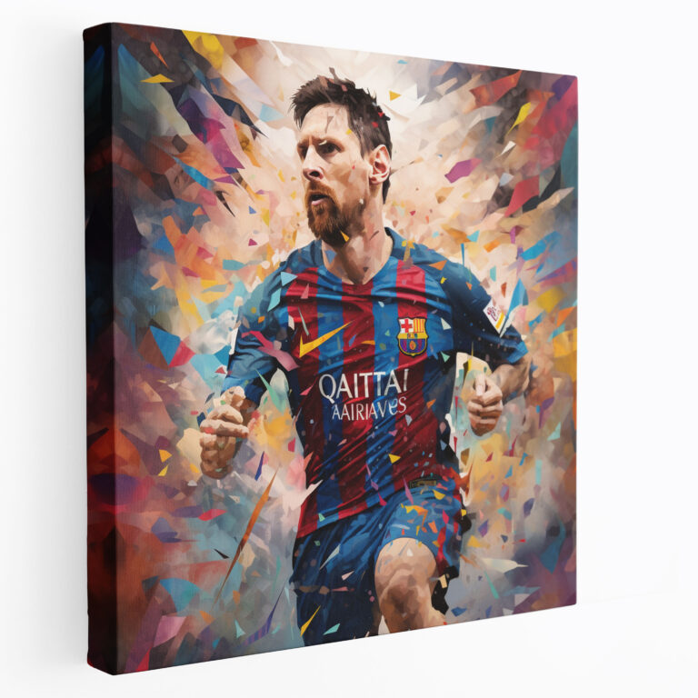 Lionel Messi Iconic Moments Wall Decoration - Lionel Messi, Mosaic Style, Iconic Moments, Collage