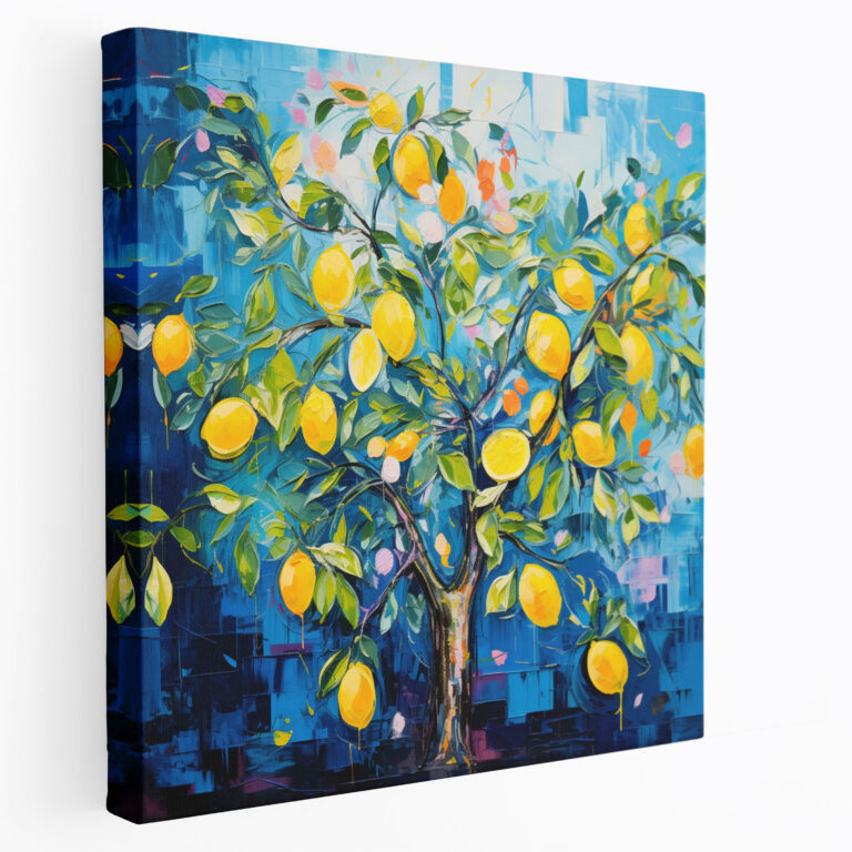 Lemon Tree Canvas Print - Lemon Tree, Freshness, Lemon Tree, Wall Decoration