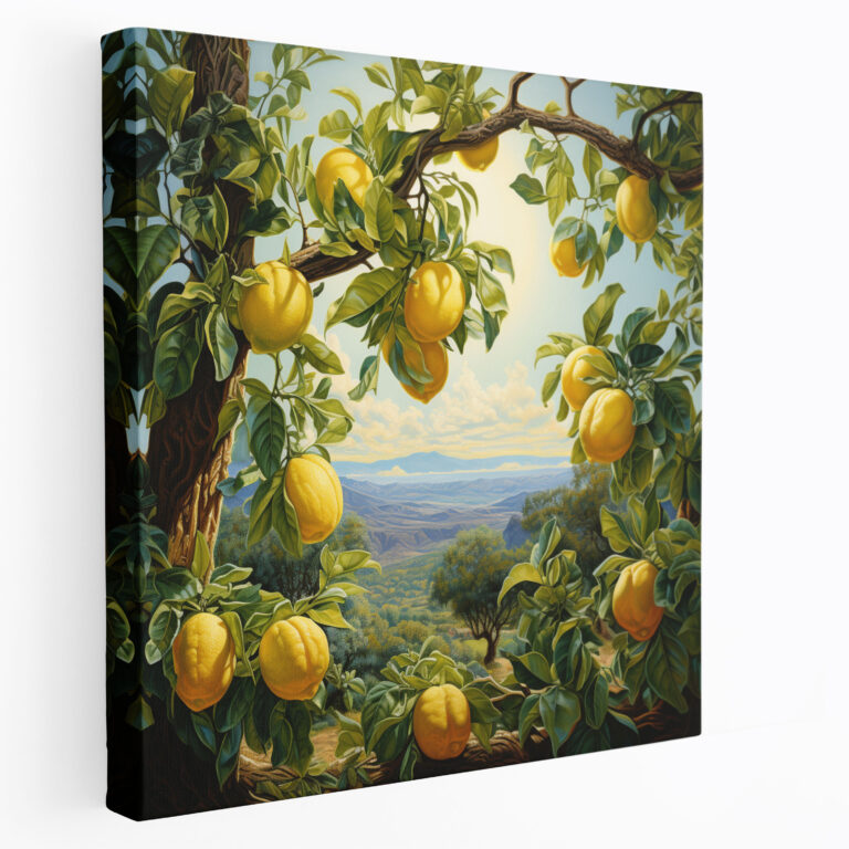 Lemon Tree Wall Decoration - Lemon Tree, Wall Decoration, Wall Art, Lemon Tree