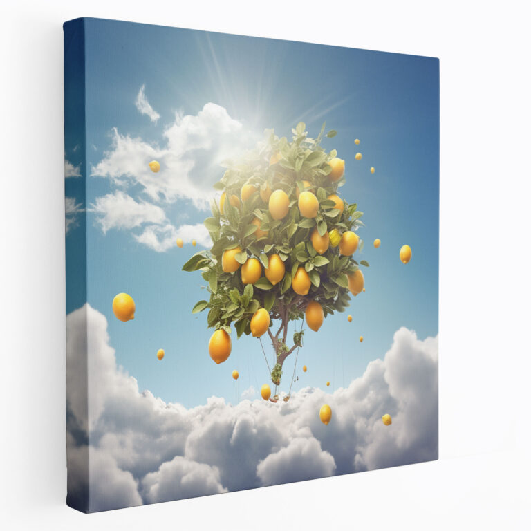 Lemon Tree Canvas Art - Lemon Tree, Wall Art, Lemon Tree, Canvas Print