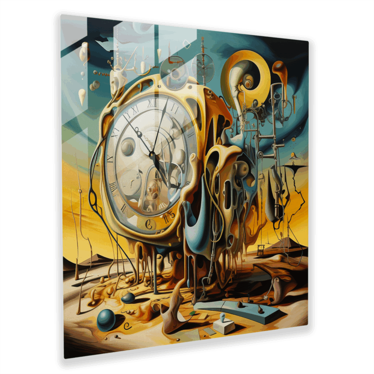 Cubist Glass Print: Looney Tunes Surreal Wall Decor