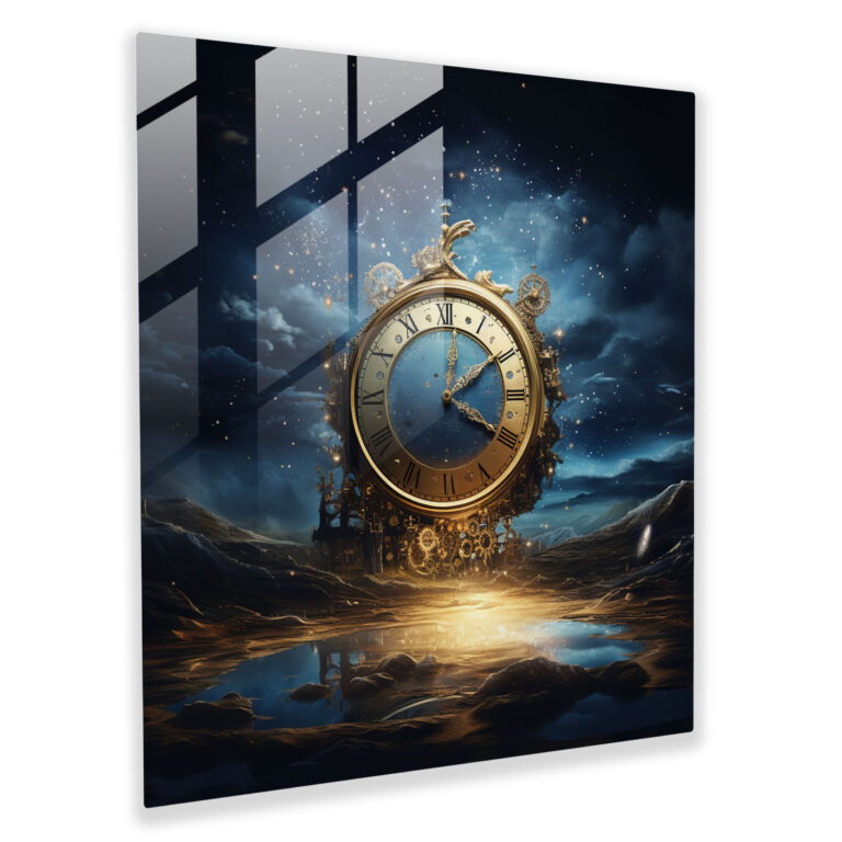 Midnight Surreal Glass Art - Midnight, Glass Wall Art, Home Decoration, Midnight