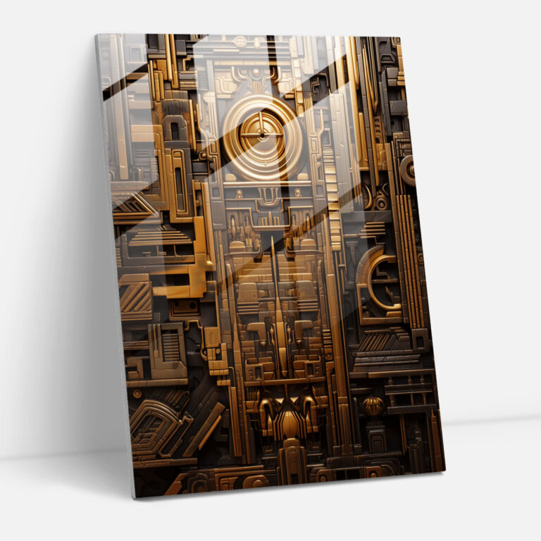 Inca Empire Glass Wall Art - Mayan, Modern Art, Inca Empire, Glass Print