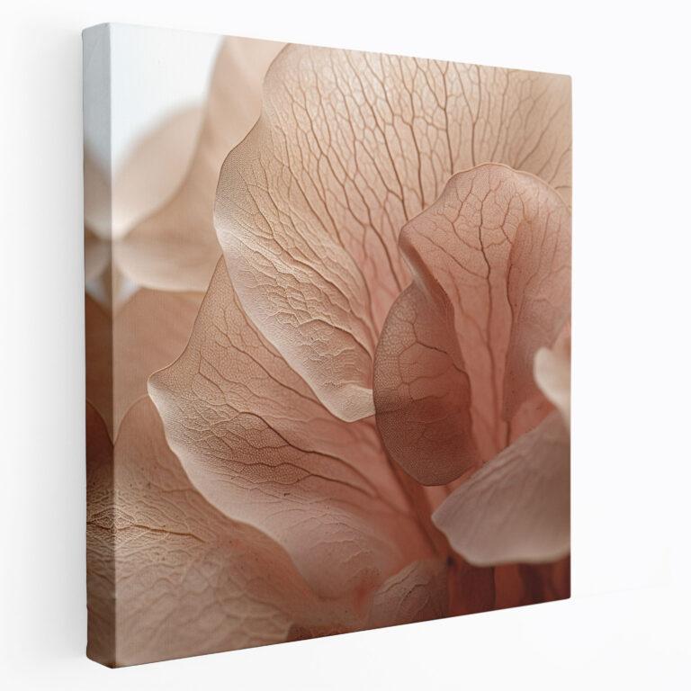 Magnolia Petal Wall Art - Magnolia, Intricate Details, Canvas Wall Art, Delicate Textures