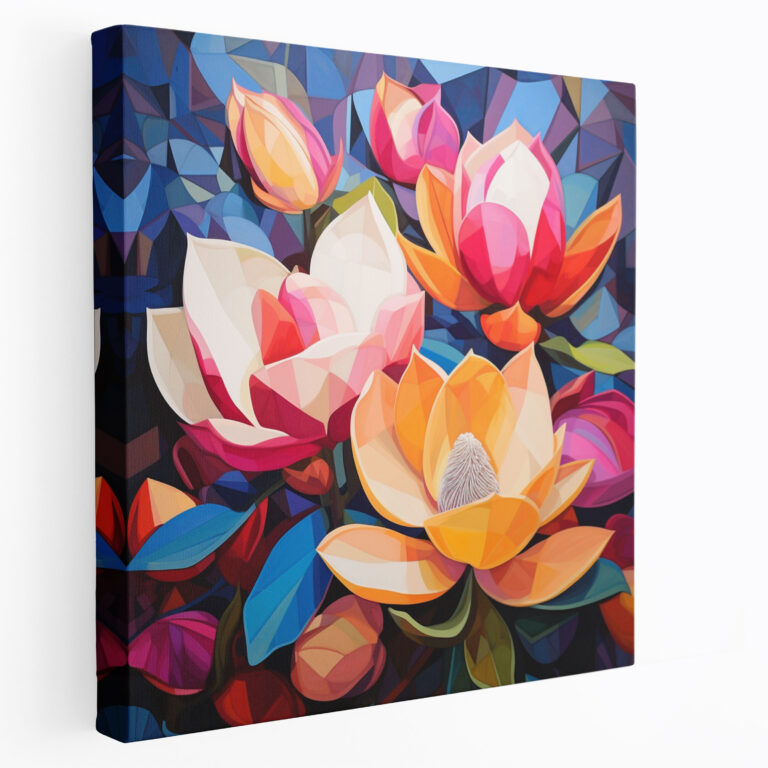 Modern Magnolia Canvas Print - Magnolia, Wall Decoration, Canvas Wall Art, Wall Art