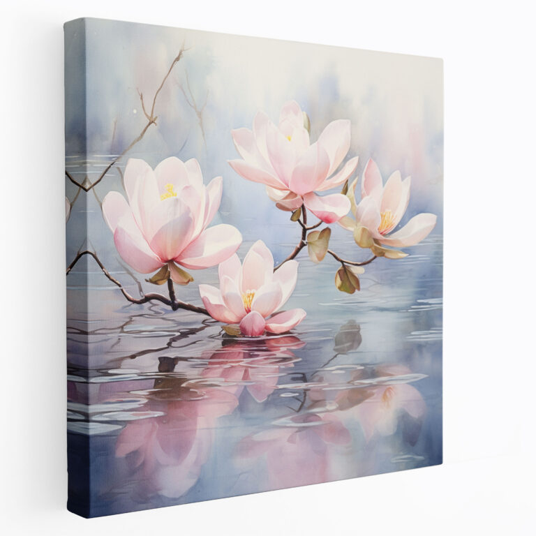 Tranquil Magnolia Canvas Print - Magnolia, Canvas, Canvas Wall Art, Canvas Print
