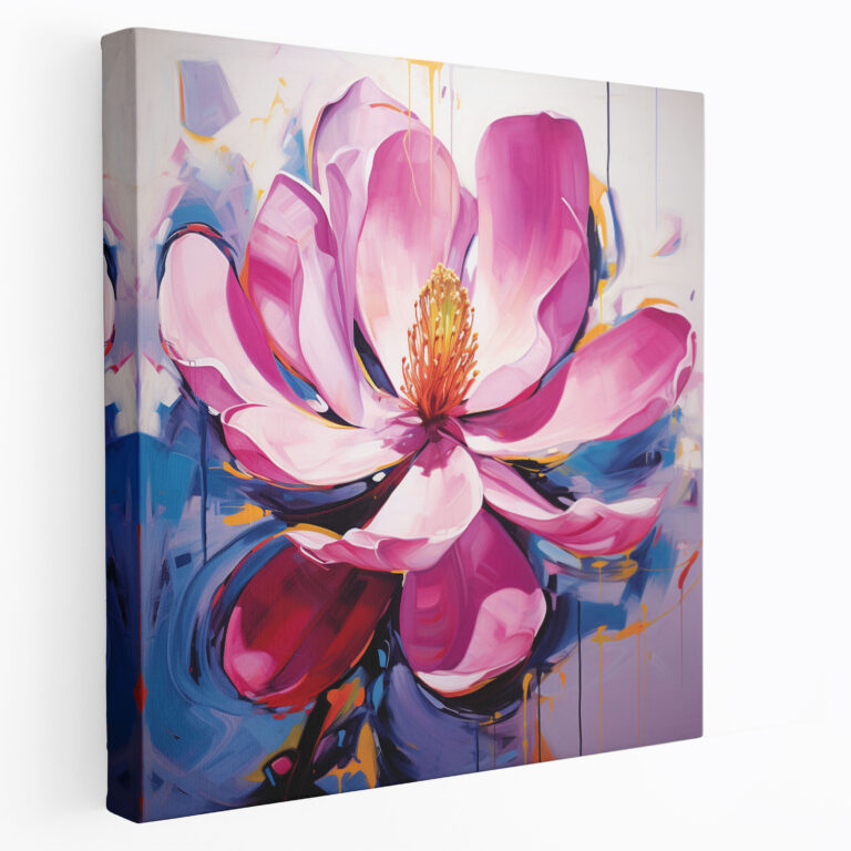 Abstract Magnolia Canvas Print - Magnolia, Wall Decoration, Home Decoration, Canvas