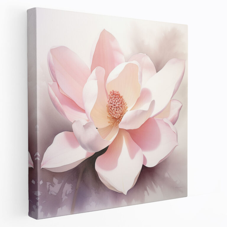 Watercolor Magnolia Wall Art - Magnolia, Wall Decoration, Soft And Blended Hues, Wall Art