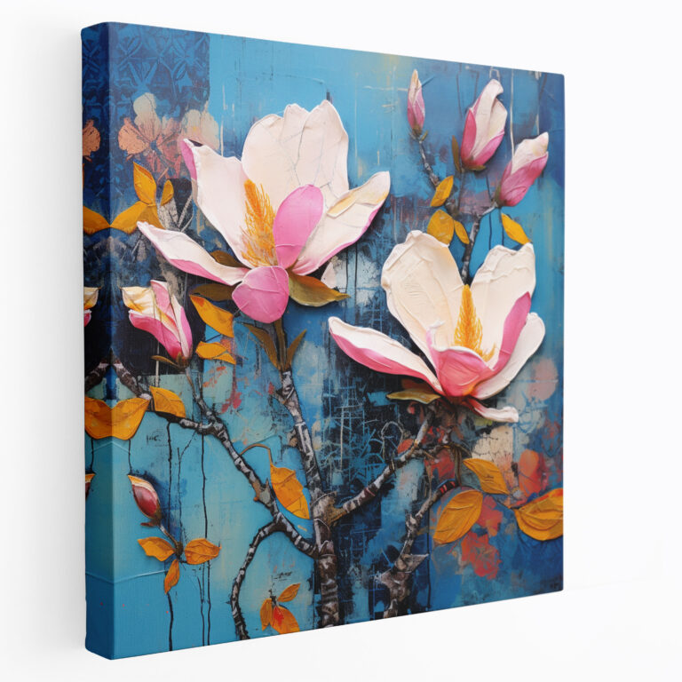 Magnolia Canvas Print - Magnolia, Home Decoration, Wall Decoration, Vibrant Colors