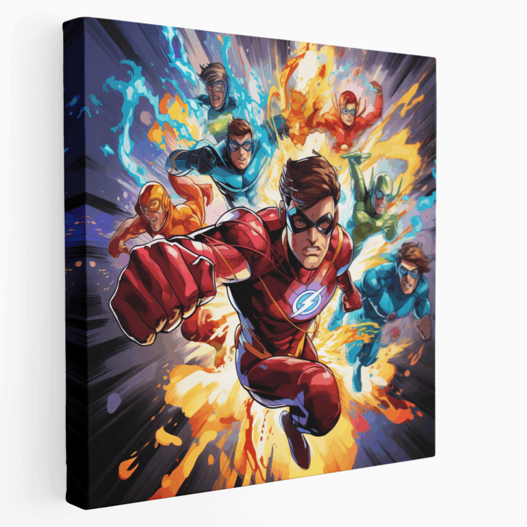 Comic Explosion Canvas Print