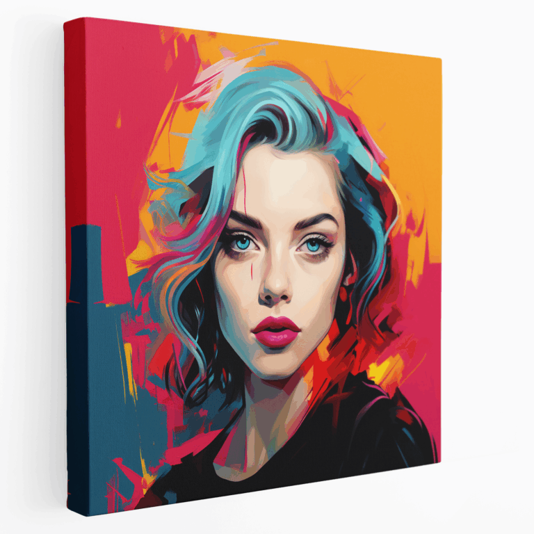 Marvel Characters Burst Canvas Print