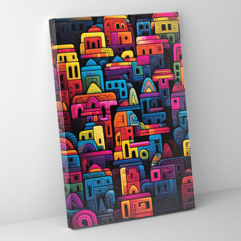 Inca Civilization Wall Art - Mayan, Home Decoration, Canvas Wall Art, Textiles