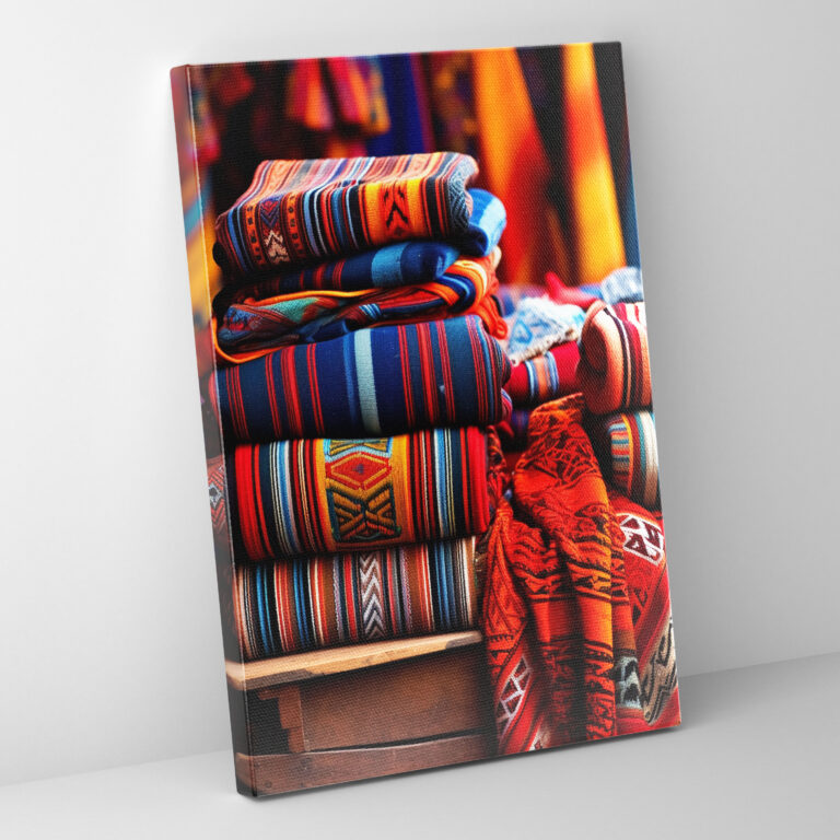 Inca Civilization Canvas Print - Intricate Inca Textile Wall Art - Mayan, Wall Art, Home Decoration, Inca Patterns