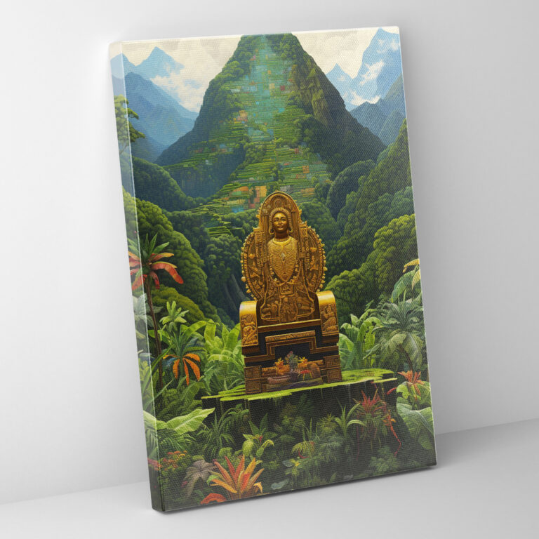 Inca Civilization Wall Art - Mayan, Wall Decoration, Wall Art, Mountains