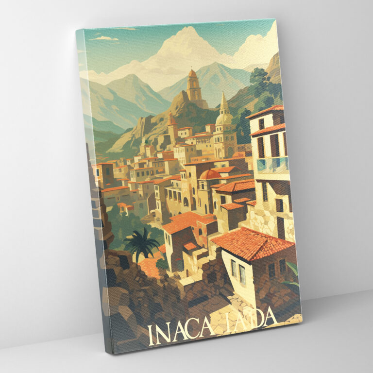 Inca Civilization Wall Decoration - Mayan, Home Decoration, Retro Poster, Canvas Print