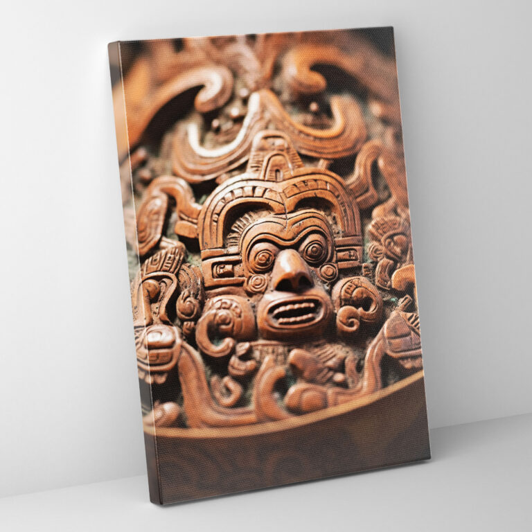 Inca Civilization Canvas Print - Ceramic Art - Mayan, Photography, Wall Art, Wall Decoration