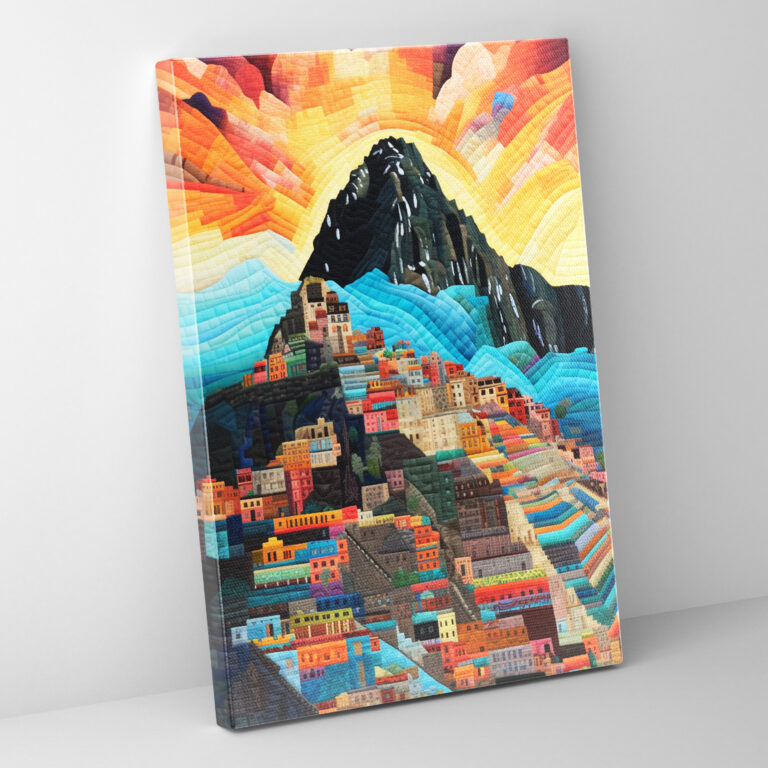 Inca Civilization Collage Canvas Print - Mayan, Inca Civilization, Collage Art, Wall Art