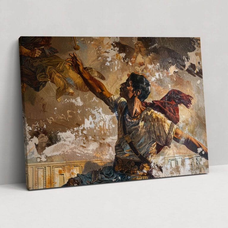 Michelangelo Powerful Expressions Wall Decoration - Michelangelo, Canvas Wall Art, Canvas, Wall Decoration