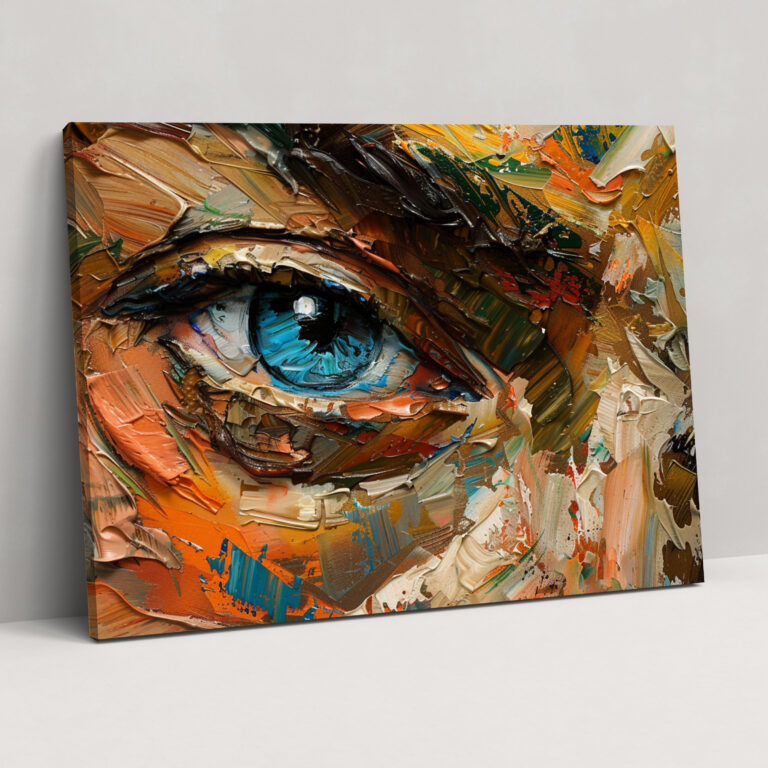 Michelangelo Expressive Portrait Wall Art - Michelangelo, Wall Art, Canvas Wall Art, Home Decoration