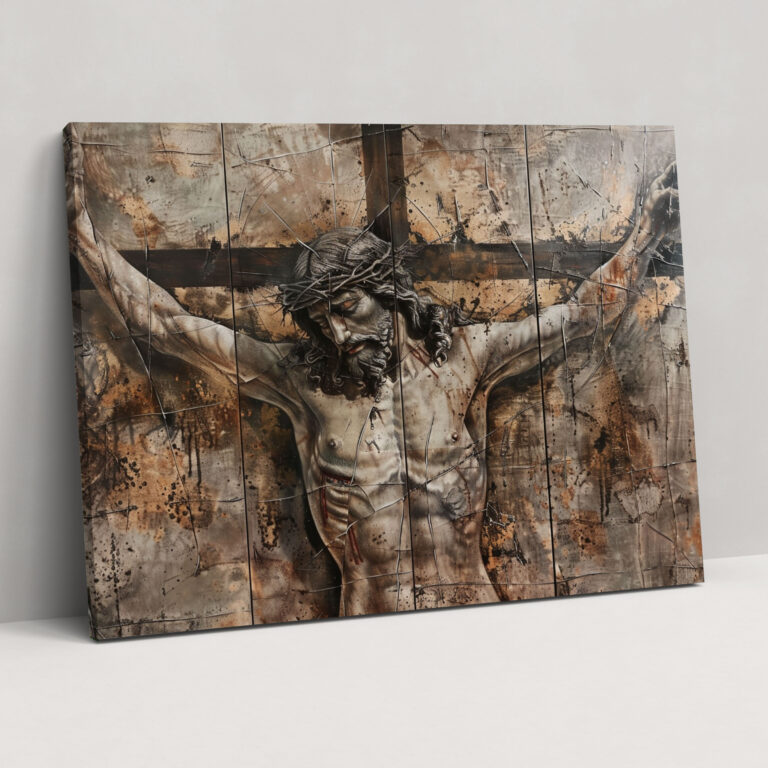 Michelangelo Wall Art - Powerful Religious Imagery Canvas Print - Michelangelo, Wall Decoration, Canvas, Wall Art