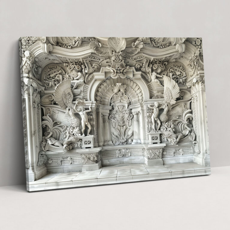 Michelangelo Wall Art - Intricate Architecture - Michelangelo, Home Decoration, Canvas Wall Art, Michelangelo