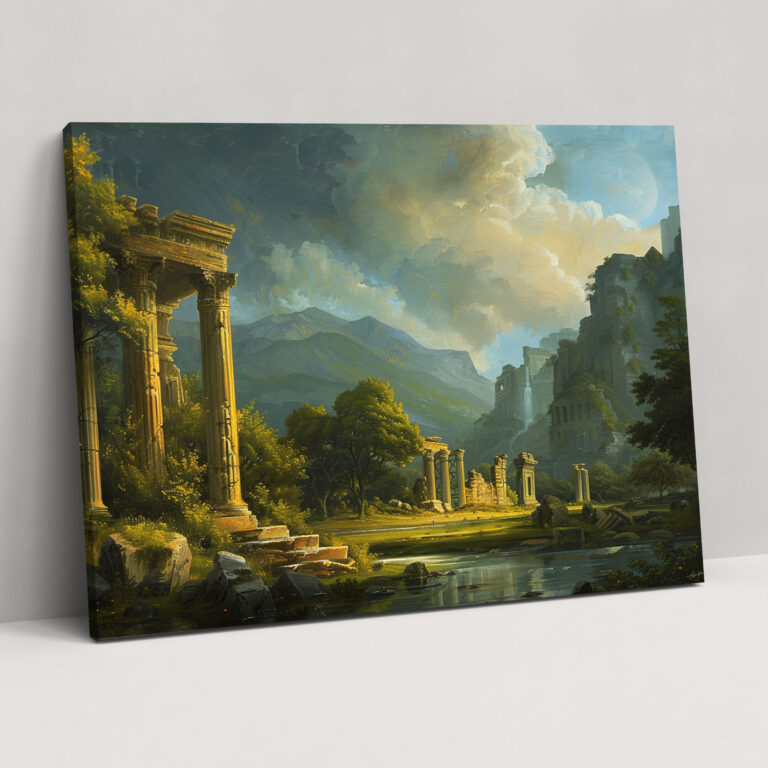 Michelangelo Wall Decoration Canvas Print - Michelangelo, Wall Art, Michelangelo, Home Decoration