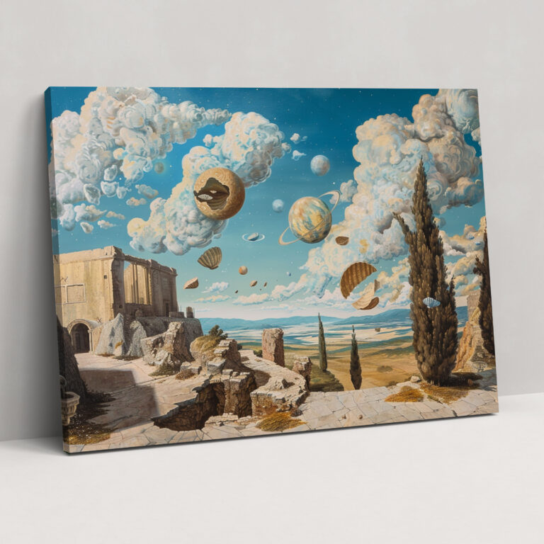 Michelangelo Surreal Wall Art - Michelangelo, Canvas Print, Home Decoration, Wall Art