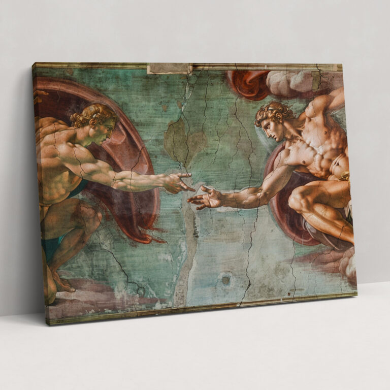 Michelangelo Sistine Chapel Ceiling Wall Decoration - Michelangelo, Michelangelo, Canvas, Home Decoration