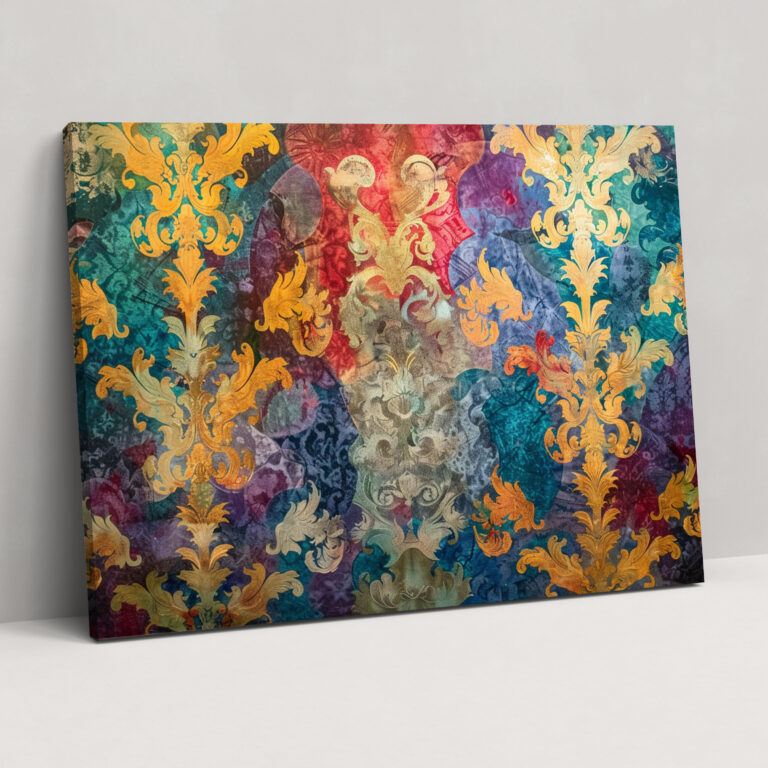 Michelangelo Vibrant Fresco Wall Art - Michelangelo, Canvas Print, Canvas, Home Decoration