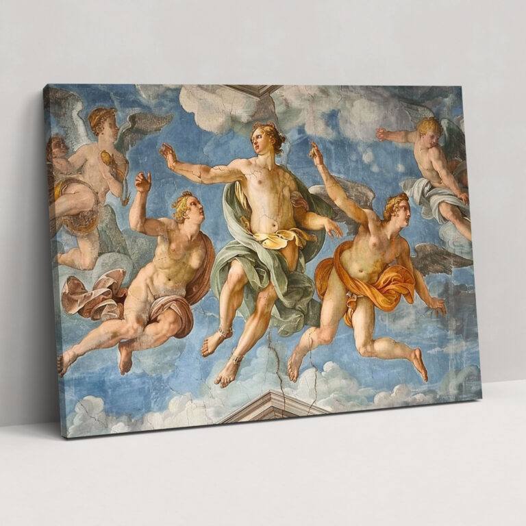 Michelangelo Canvas Print – Allegorical Scenes Wall Art - Michelangelo, Canvas Wall Art, Michelangelo, Canvas