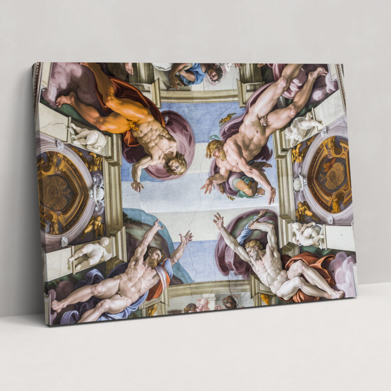 Michelangelo Wall Decoration - Michelangelo, Michelangelo, Wall Decoration, Canvas Wall Art