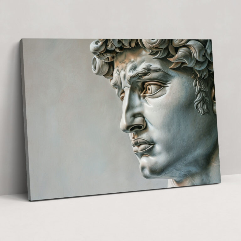 Michelangelo Iconic Sculptures Canvas Print - Michelangelo, Canvas Print, Home Decoration, Wall Decoration