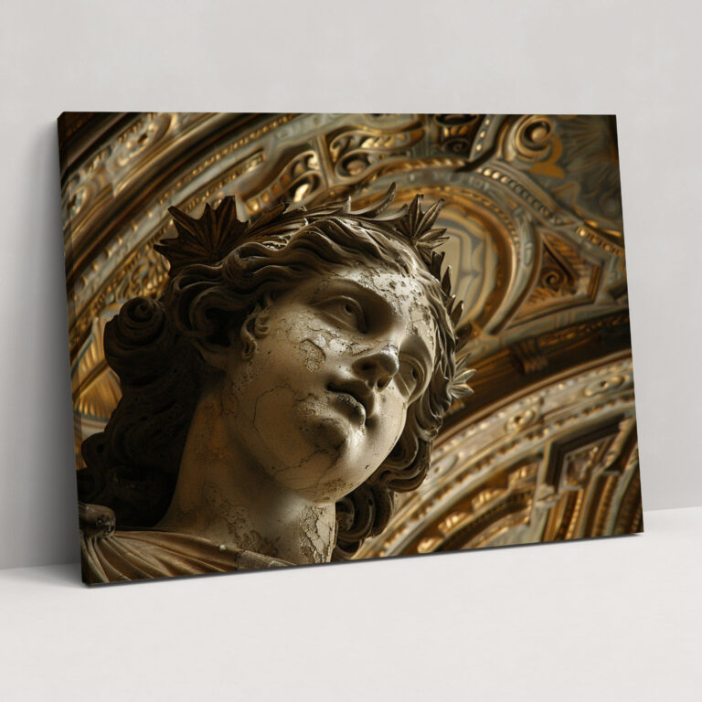 Michelangelo Celestial Motifs Canvas Print - Michelangelo, Home Decoration, Canvas, Wall Decoration