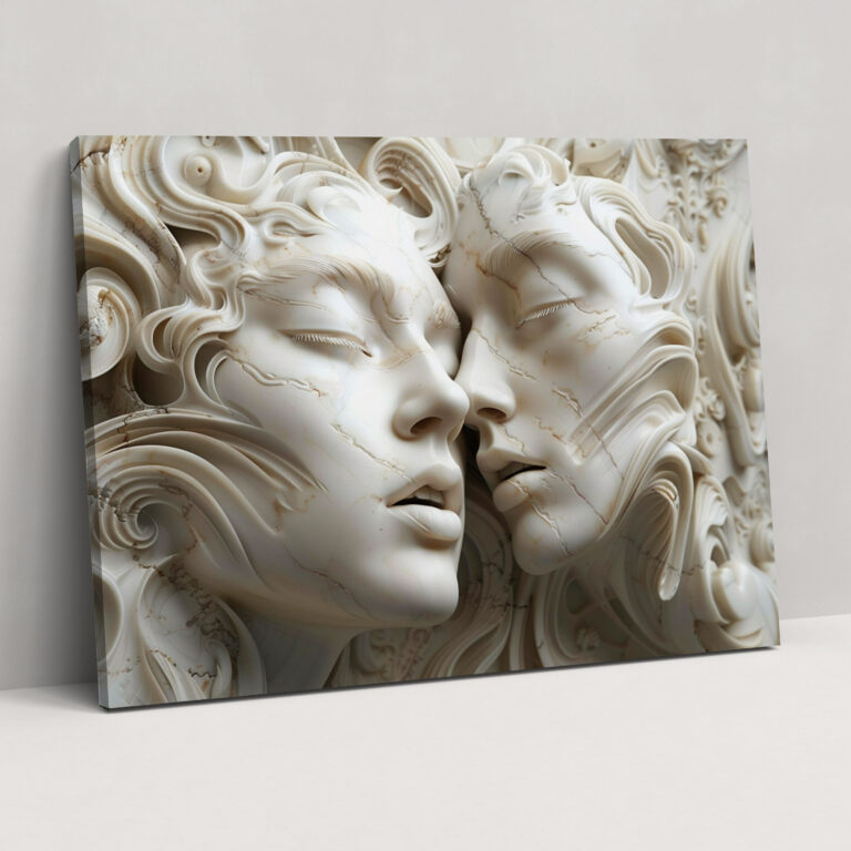 Michelangelo Iconic Sculptures Wall Decoration - Michelangelo, Canvas Wall Art, Michelangelo, Wall Decoration