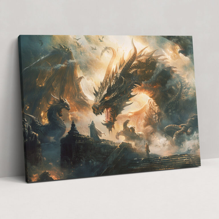 Michelangelo Wall Decoration - Michelangelo, Wall Decoration, Canvas Wall Art, Home Decoration