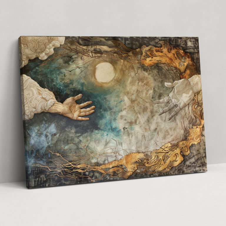 Michelangelo Wall Art - The Creation Of Adam Canvas Print - Michelangelo, Canvas Print, Michelangelo, Wall Art