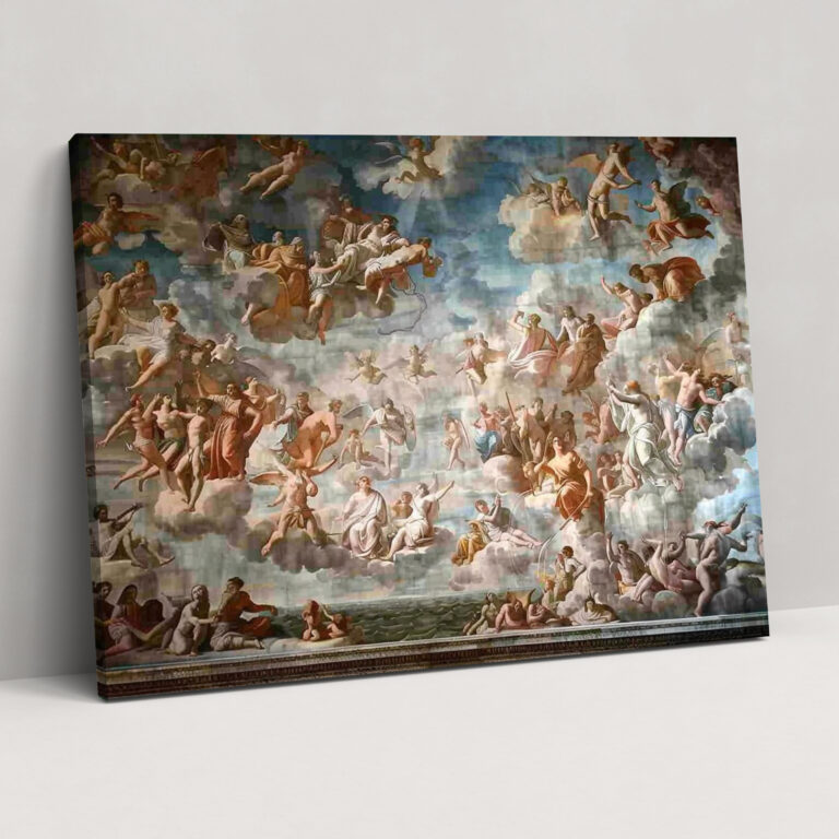 Michelangelo Canvas Print - Last Judgment Wall Decoration - Michelangelo, Wall Art, Michelangelo, Wall Decoration