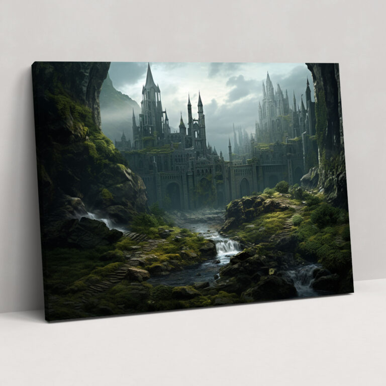 Medieval Wall Decoration - Castle Ruins - Medieval, Canvas Wall Art, Mystery, Medieval