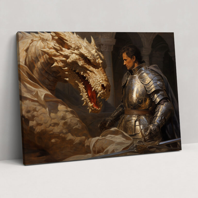 Medieval Knight Canvas Print - Medieval, Classic Art, Romantic, Canvas Wall Art