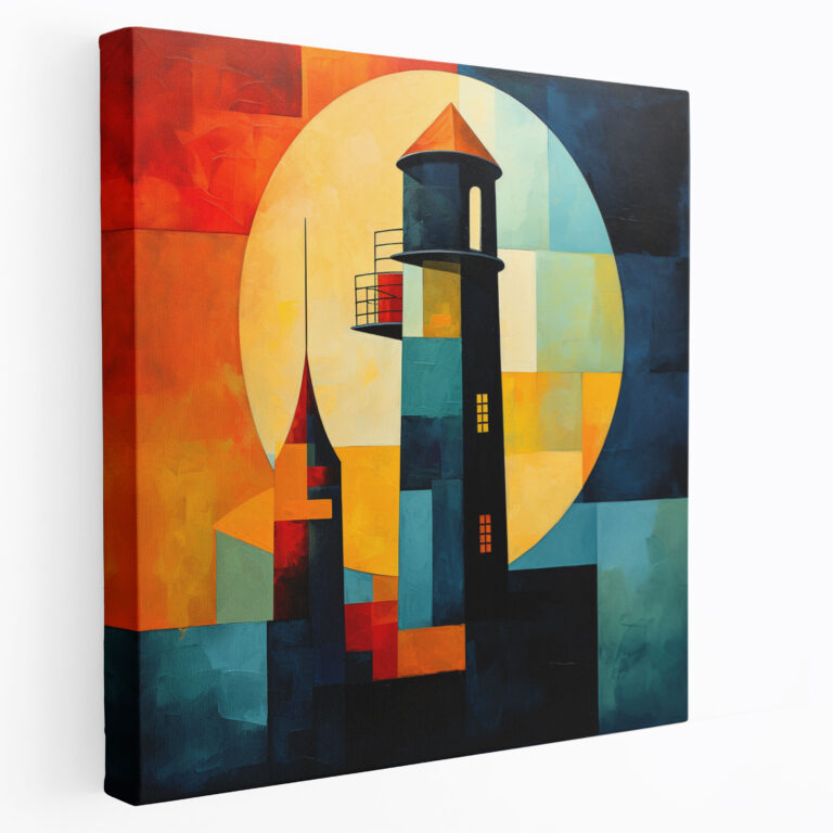 Maiden Tower Canvas Print - Maiden Tower, Maiden Tower, Geometric Shapes, Wall Art