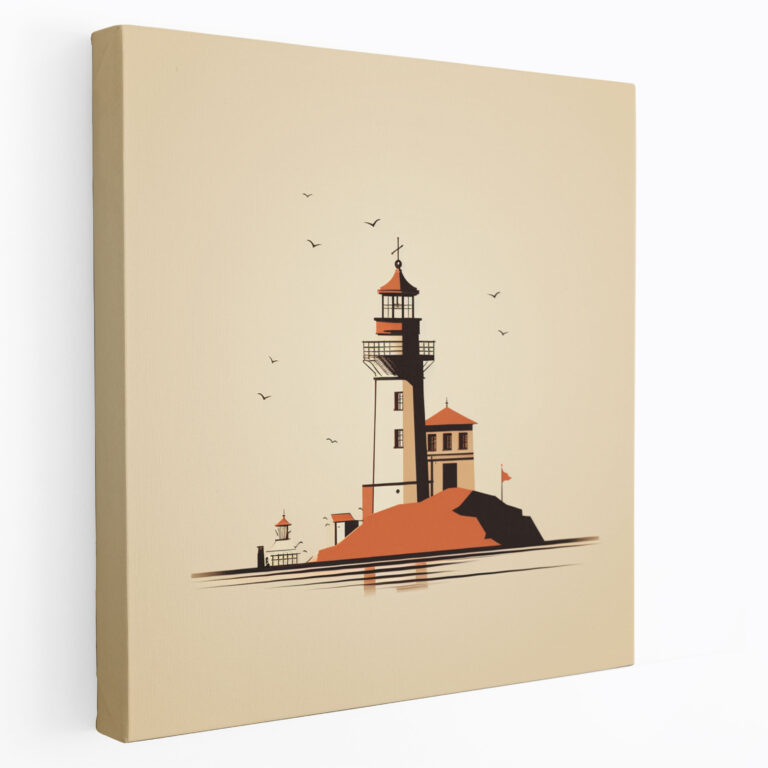 Sleek Maiden Tower Canvas Print - Maiden Tower, Canvas Wall Art, Wall Decoration, Home Decoration