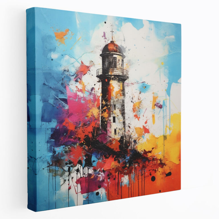 Maiden Tower Canvas Print - Maiden Tower, Mixed Media Artwork, Canvas, Canvas Wall Art