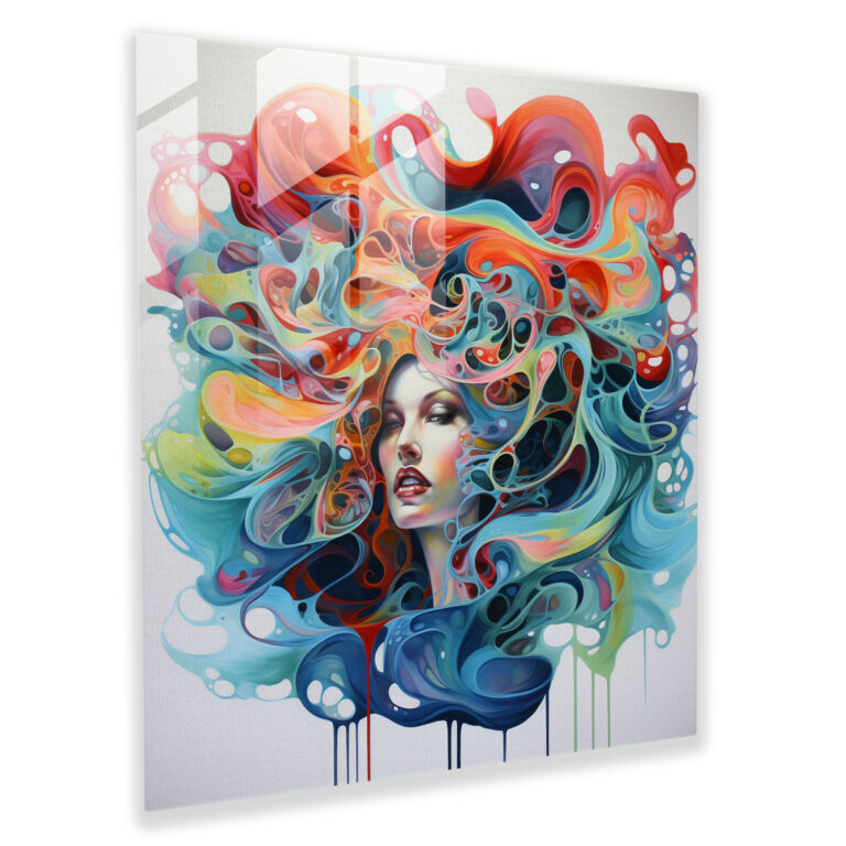 Medusa Glass Print - Medusa, Premium Glass, Glass Wall Art, Modern Art