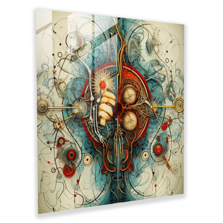 Medicine Harmony Glass Print - Medicine, Modern Art, Medicine, Glass Art