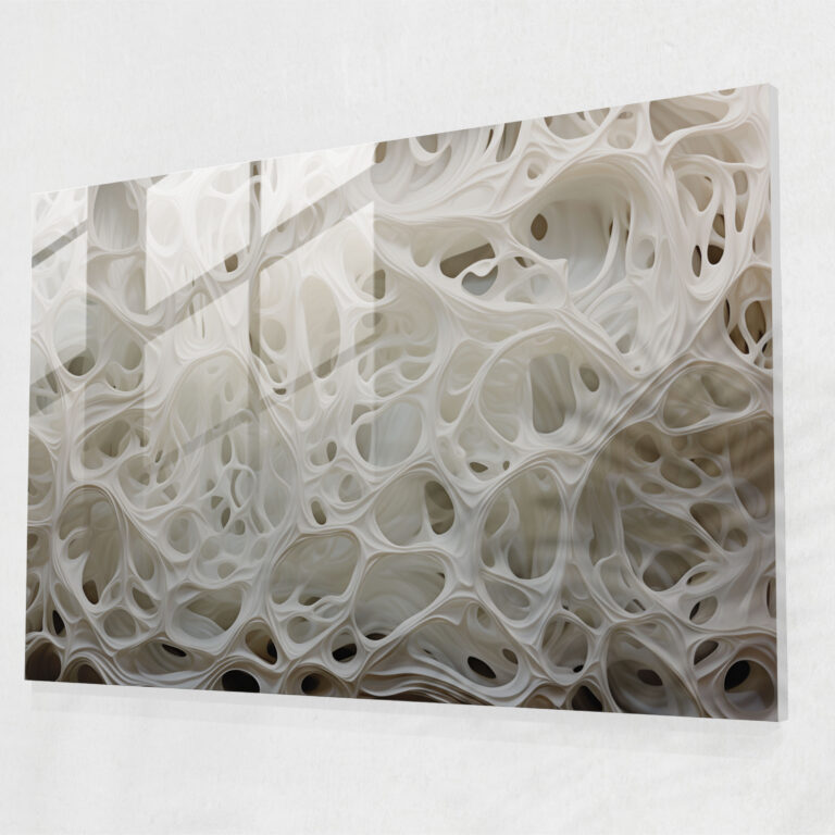 Paleolithic Etchings Glass Wall Art - Mesolithic, Modern Art, Glass Print, Wall Decoration