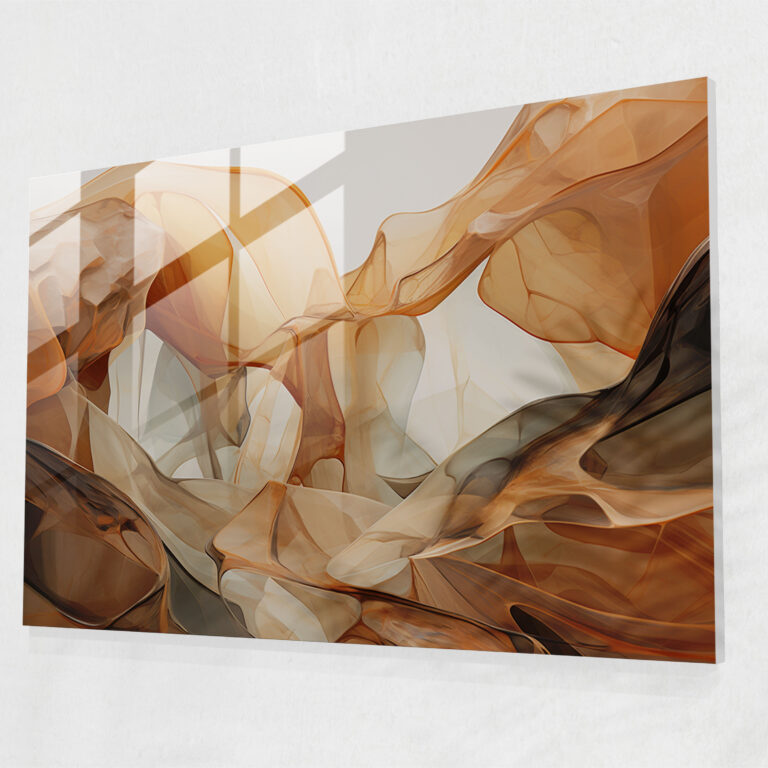 Prehistoric Formations Glass Print - Mesolithic, Glass Wall Art, Glass Print, Home Decoration