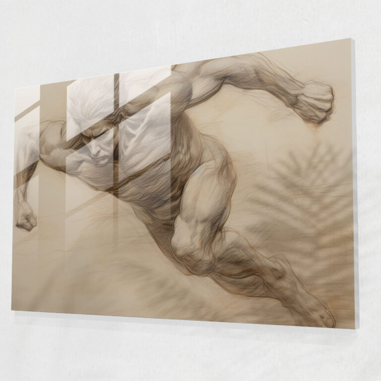 Resilient Human Spirit Glass Print - Mesolithic, Glass Wall Art, Home Decoration, Strength